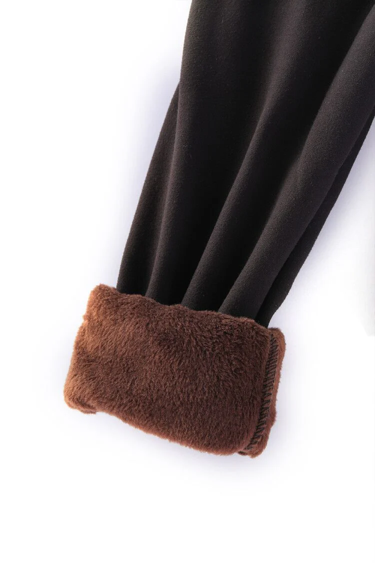 Black Kid's - Cozy Lined Leggings - Image 5