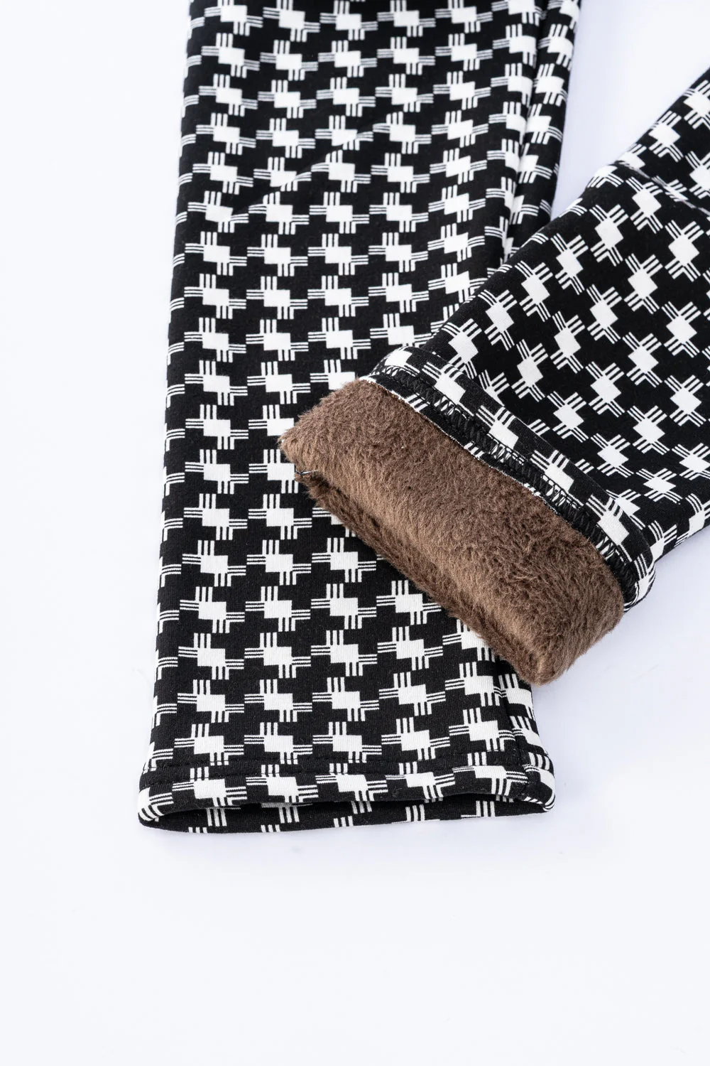 Black Xcross - Cozy Lined Leggings - Image 6