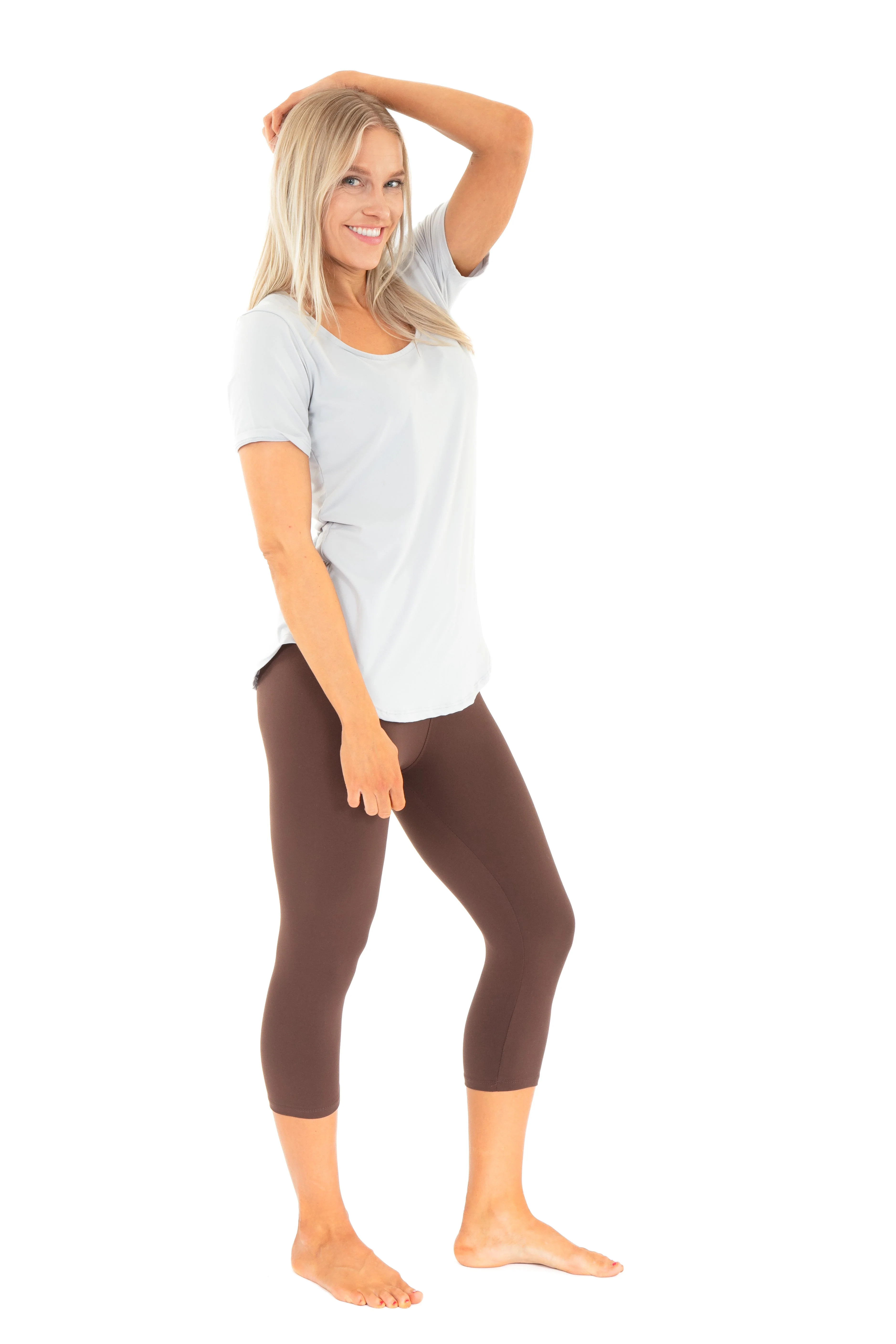 Brown - Capris - Image 2
