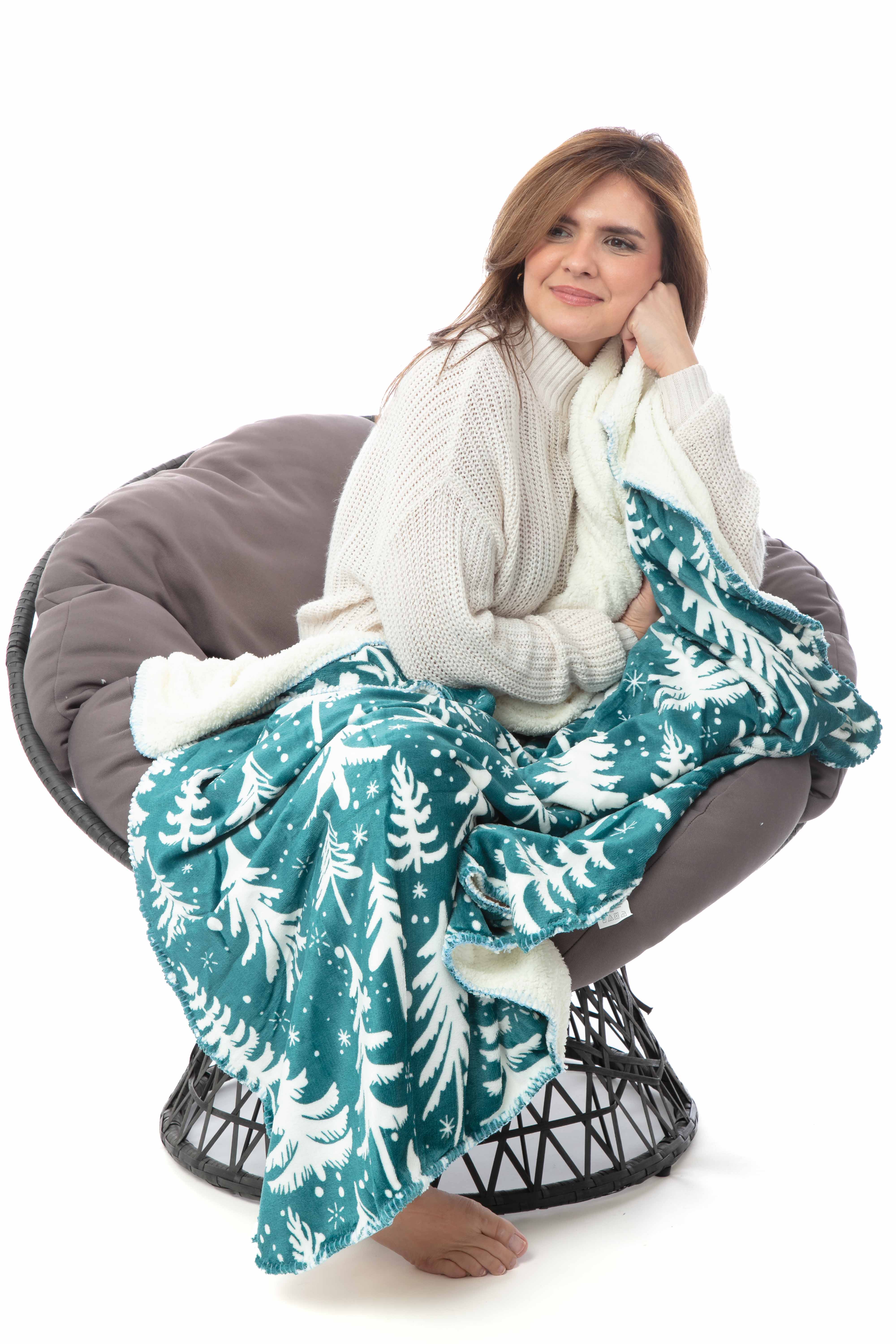 Christmas Eve - Sherpa Blanket - Image 3