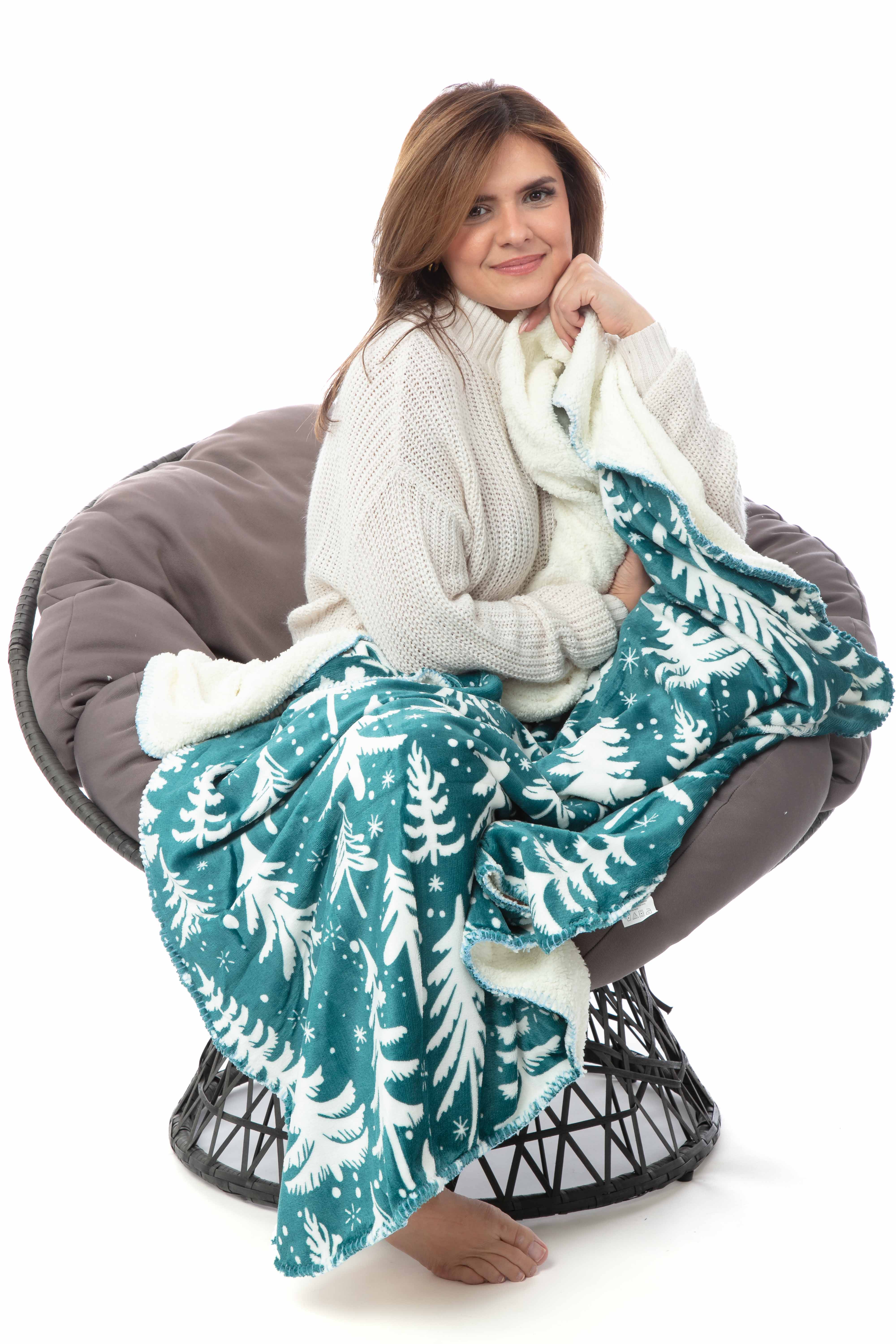 Christmas Eve - Sherpa Blanket - Image 4