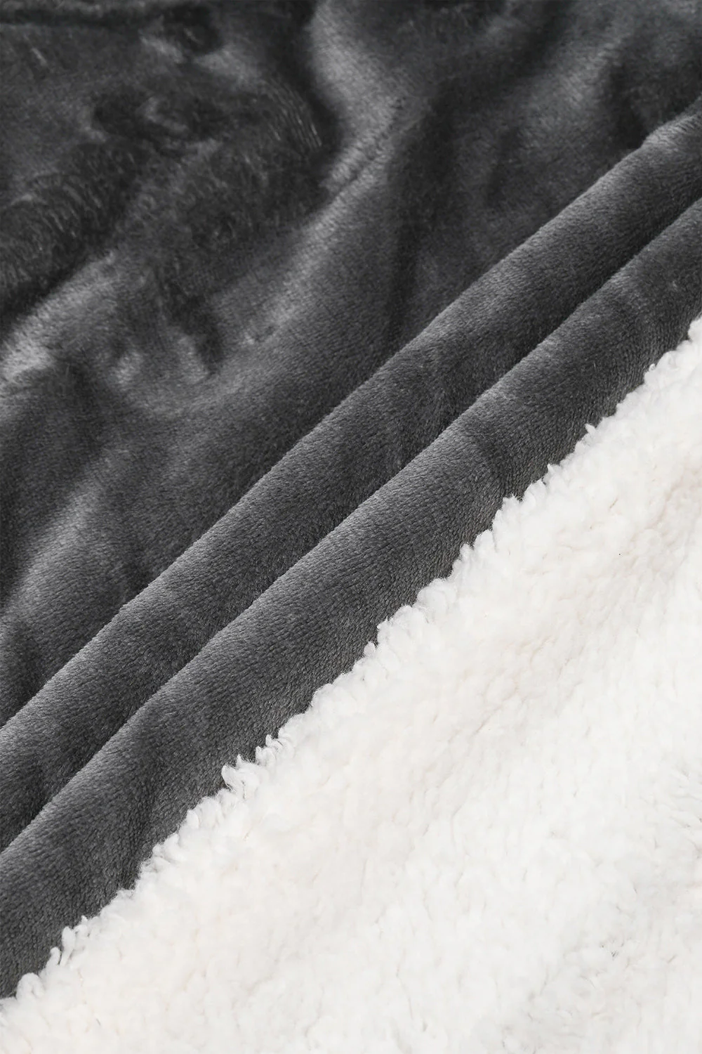 Dark Grey - Sherpa Blanket - Image 8