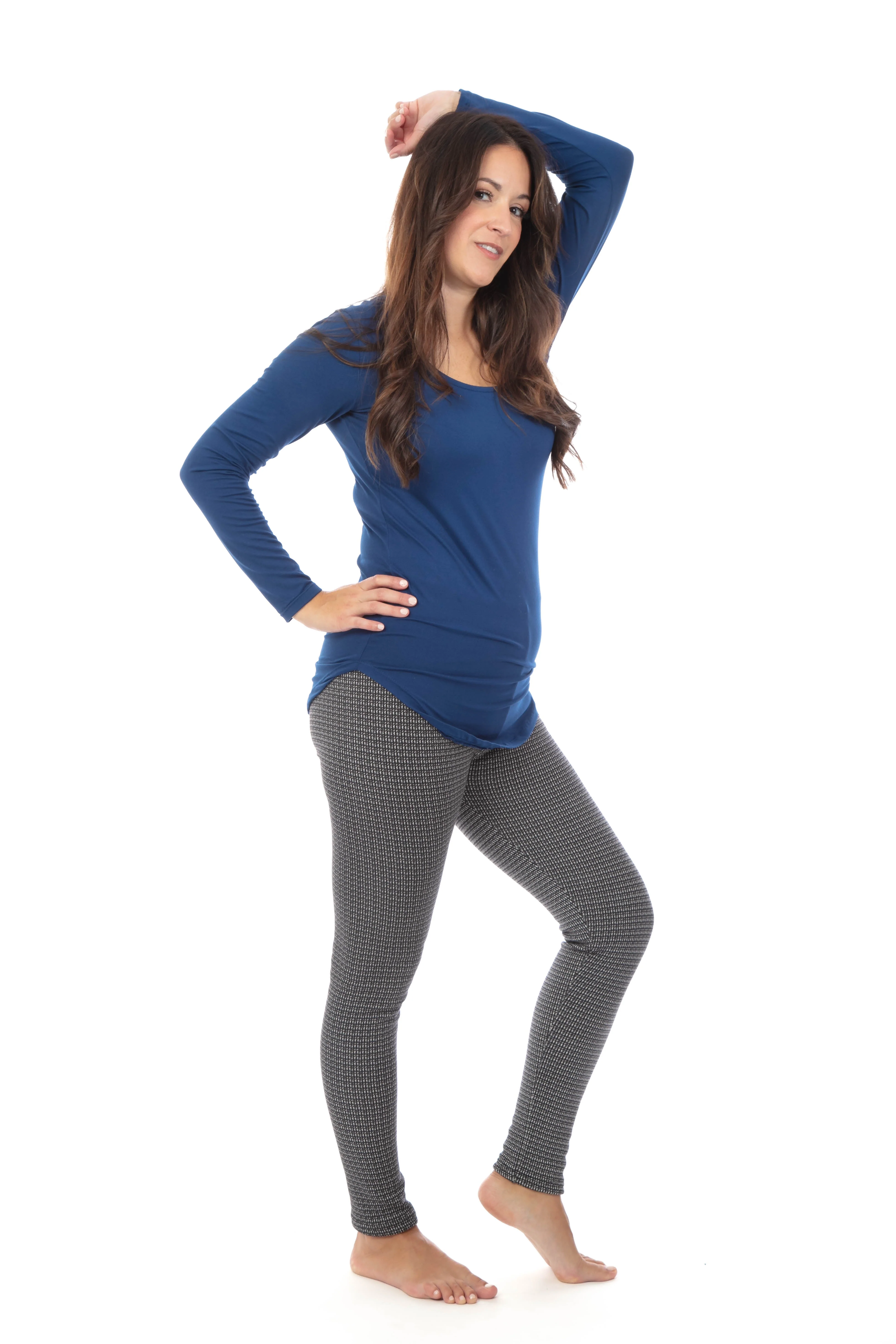 Midnight Check - Cozy Lined Leggings - Image 2