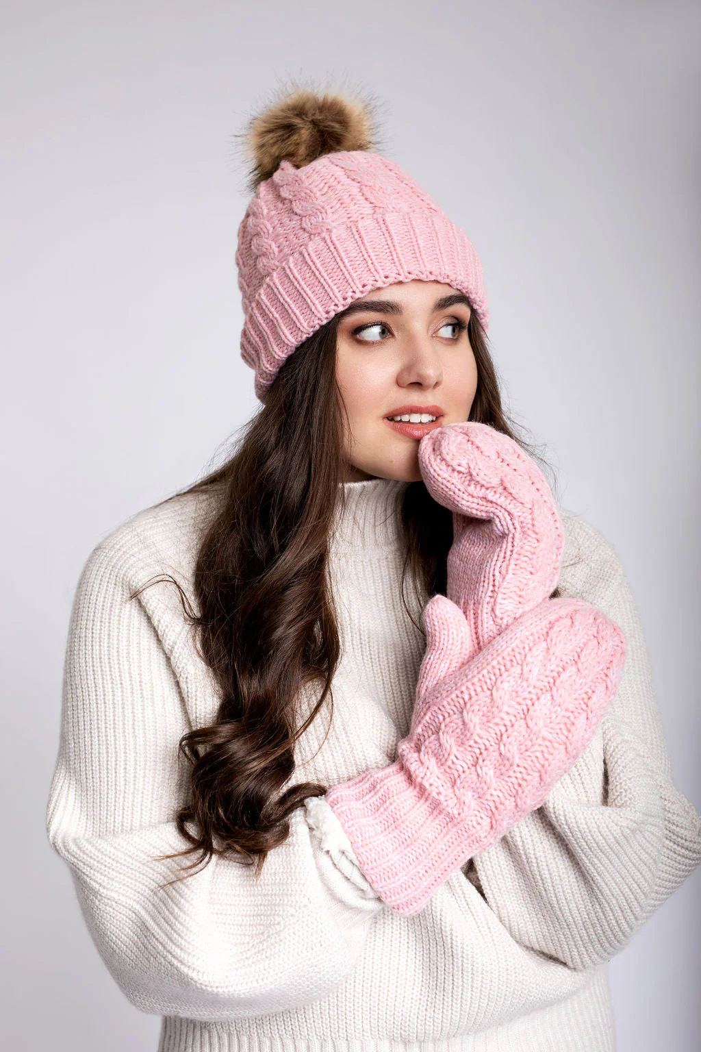 Pink - Cozy Lined Hat - Image 4