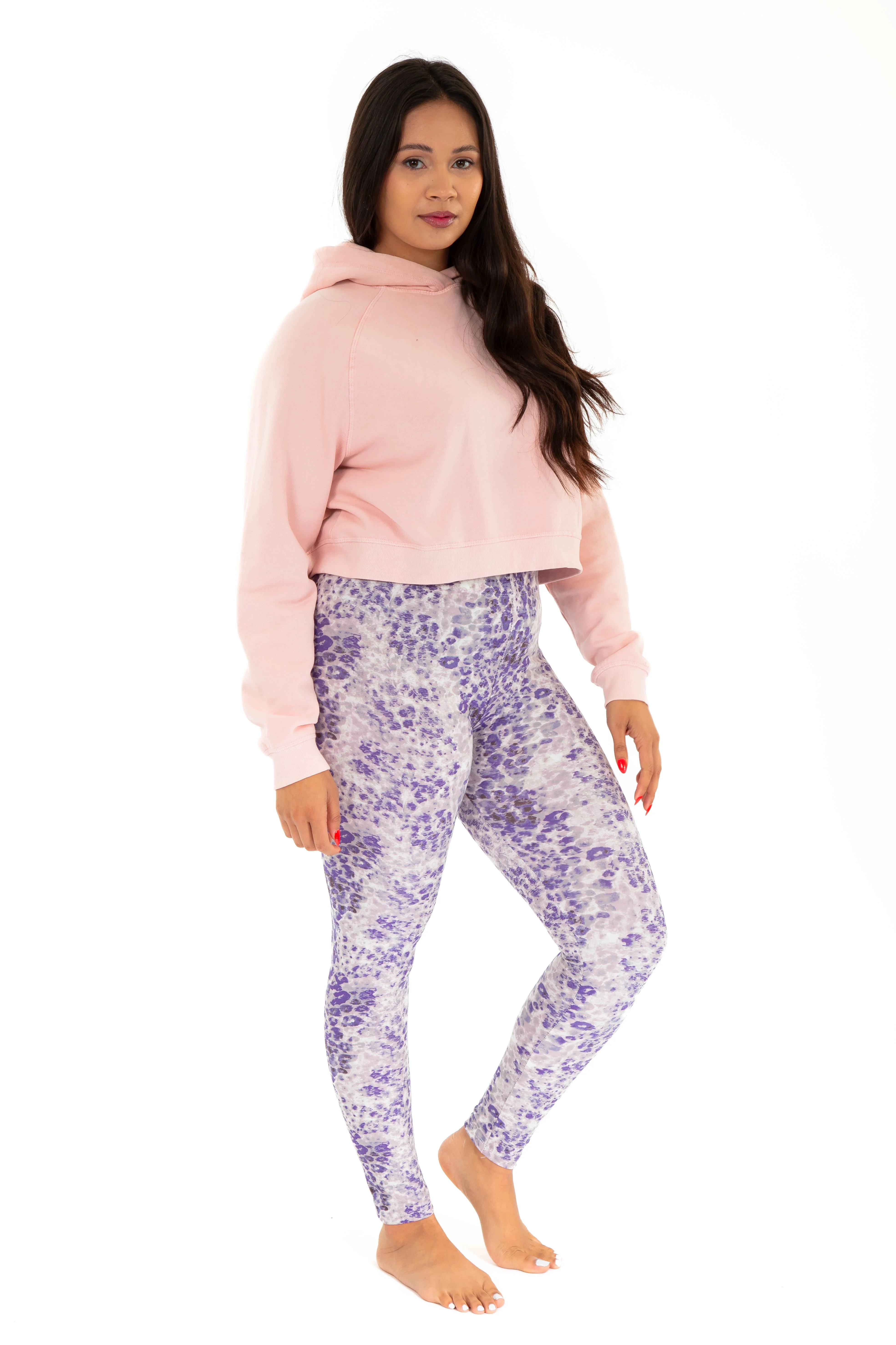 Purple Print - All Season Leggings - Image 6