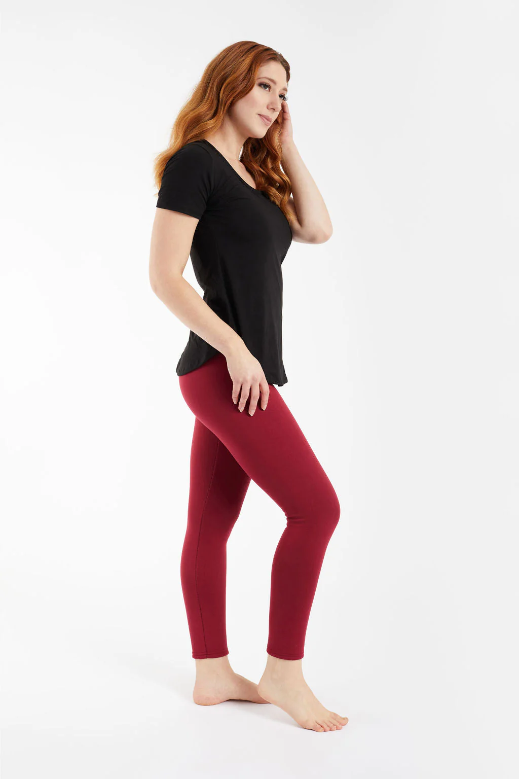 Red Velvet - Cozy Lined Leggings - Image 7