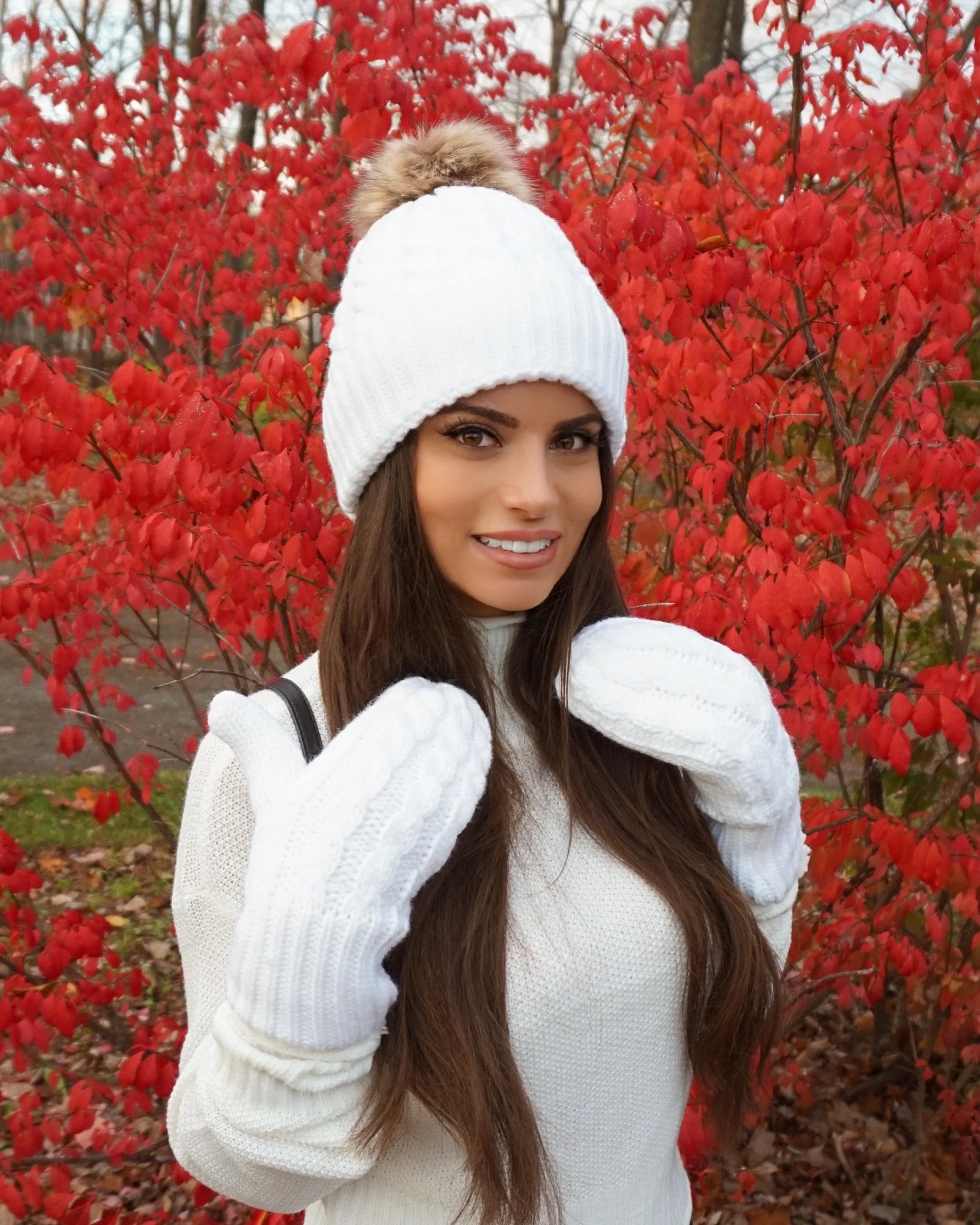 White - Cozy Lined Hat - Image 10