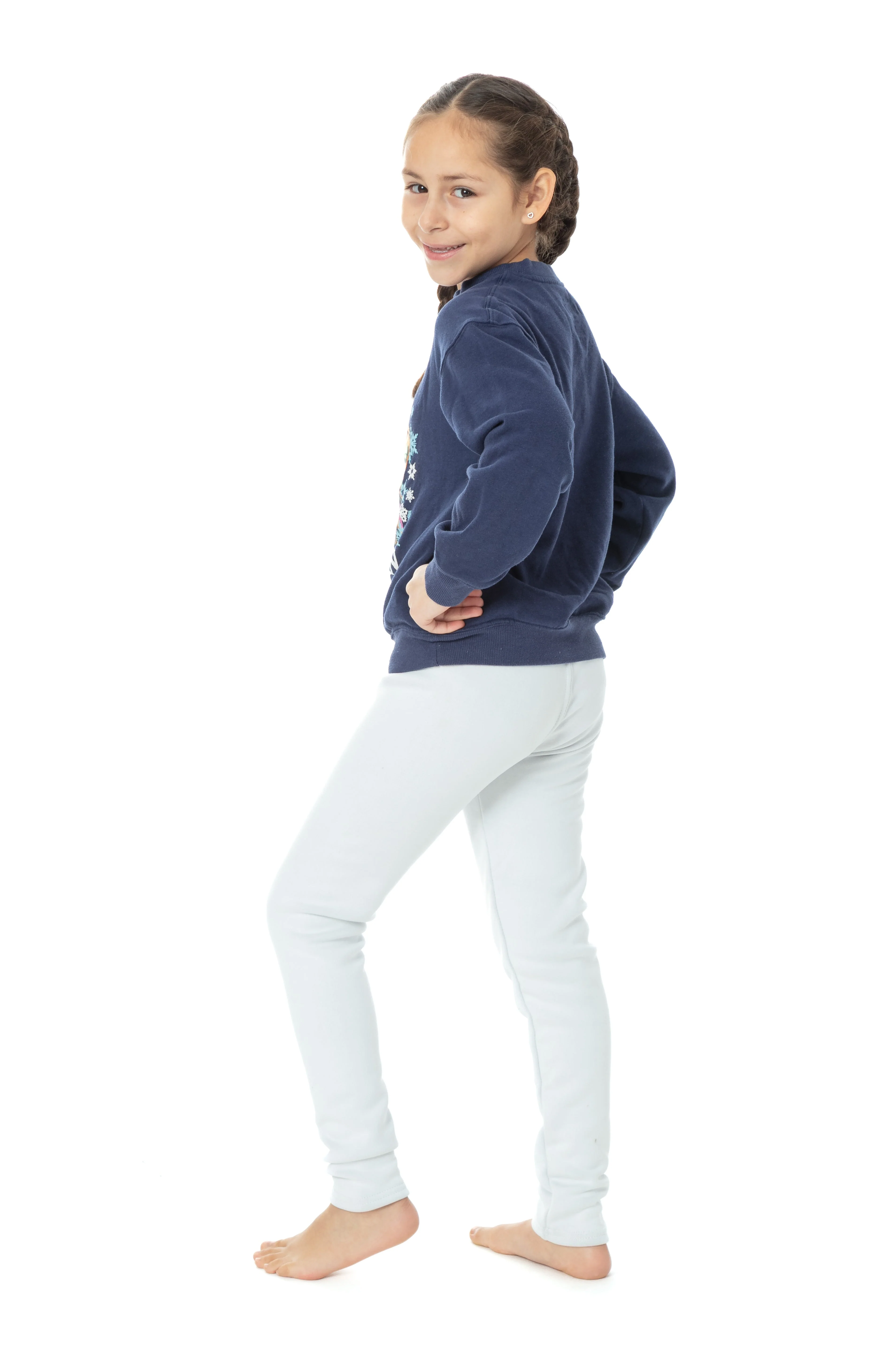 White Kid's - Cozy Lined Leggings - Image 7